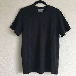 Jung Maven Baja Pocket Tee in Washed Black